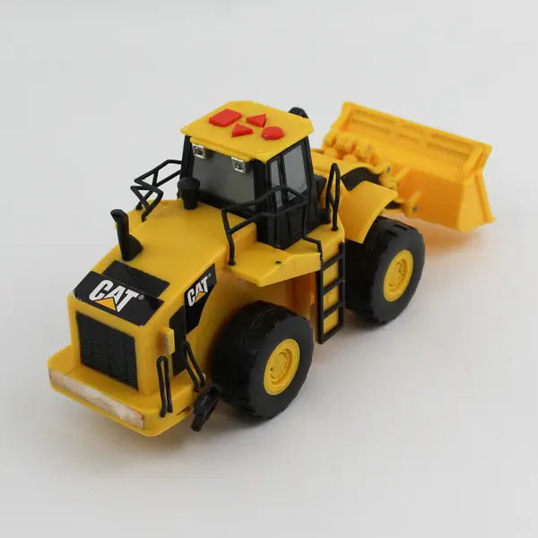 Vintage Toy State 1995 CAT Big Builder Wheel Loader Toy w/Sounds 5.5"x8.5"