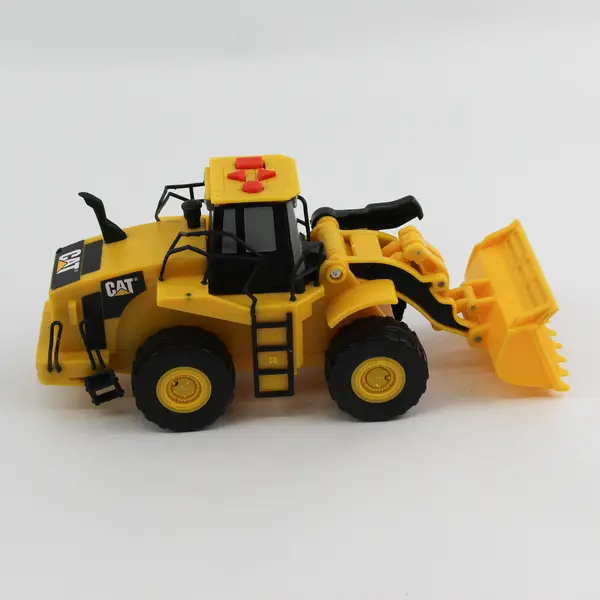 Vintage Toy State 1995 CAT Big Builder Wheel Loader Toy w/Sounds 5.5"x8.5"