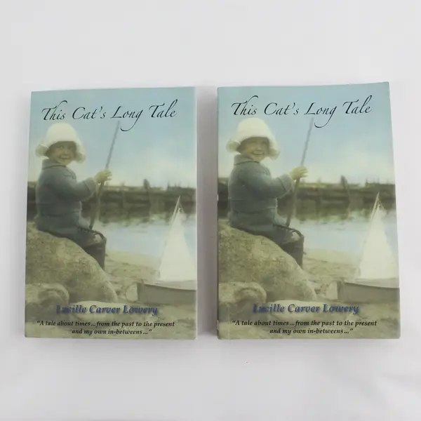 Lot of 2 This Cat's Long Tale An Autobiography by Lucille Carver Lowery PB 2007