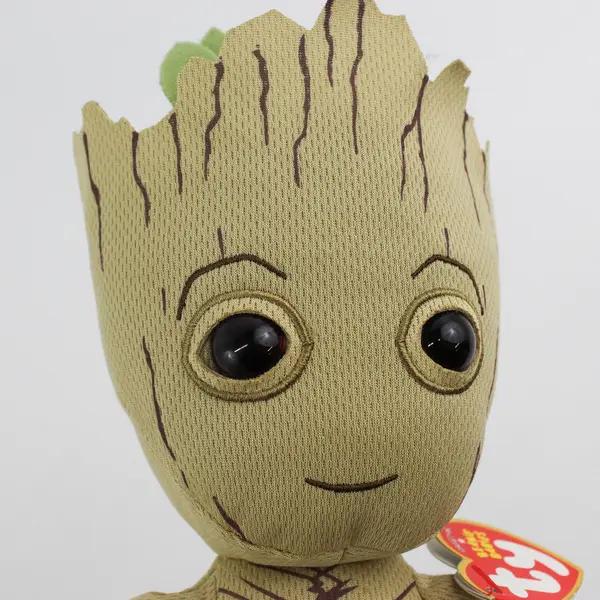 Ty Beanie Babies Marvel Groot Plush Guardians of the Galaxy 7 Inch Toy w/ Tag