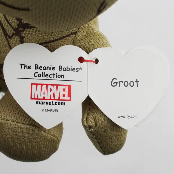 Ty Beanie Babies Marvel Groot Plush Guardians of the Galaxy 7 Inch Toy w/ Tag