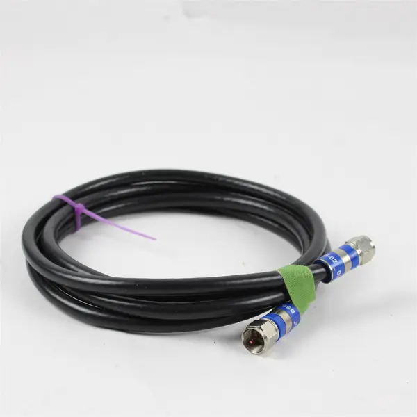 Lot of 4 Coaxial Cables Various Sizes - Pre-Owned, Untested
