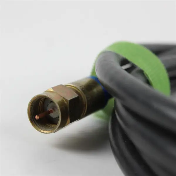 Lot of 4 Coaxial Cables Various Sizes - Pre-Owned, Untested