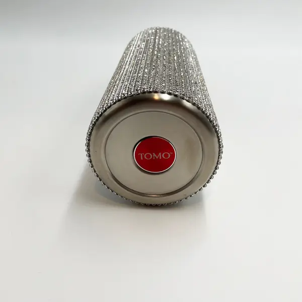 TOMO Silver Sky Diamond Crystal Water Bottle 316 Stainless Steel 750ml/25oz