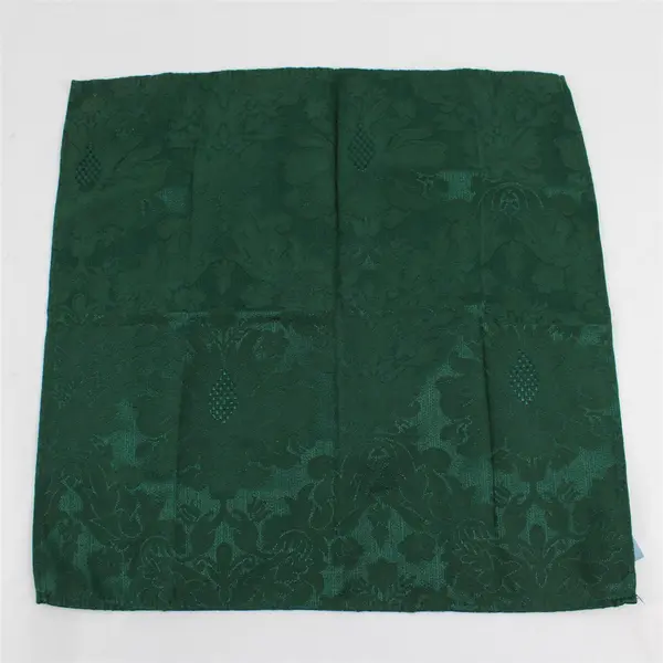 Set of 8 Wedgwood Forest Green Damask Napkins 19" Square