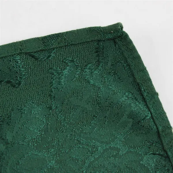 Set of 8 Wedgwood Forest Green Damask Napkins 19" Square