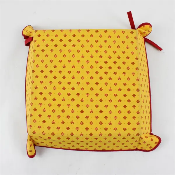 French Provencal-style Cotton Bread Basket & Circular Table Cloth 68"