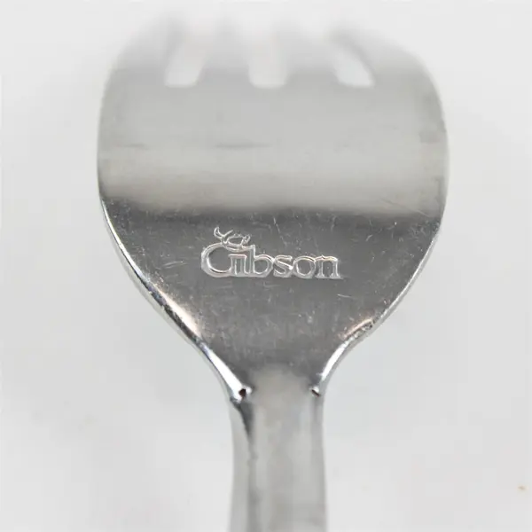 Lot of 3 Gibson Polished Contour Dinner Forks