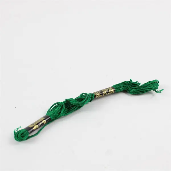 Lot of 10 Vintage Green Embroidery Floss DMC Anchor J&P Coats Skeins