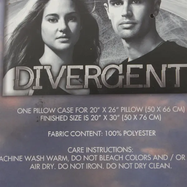 NECA Divergent Tris & Four Swirls Standard Pillowcase 20x30