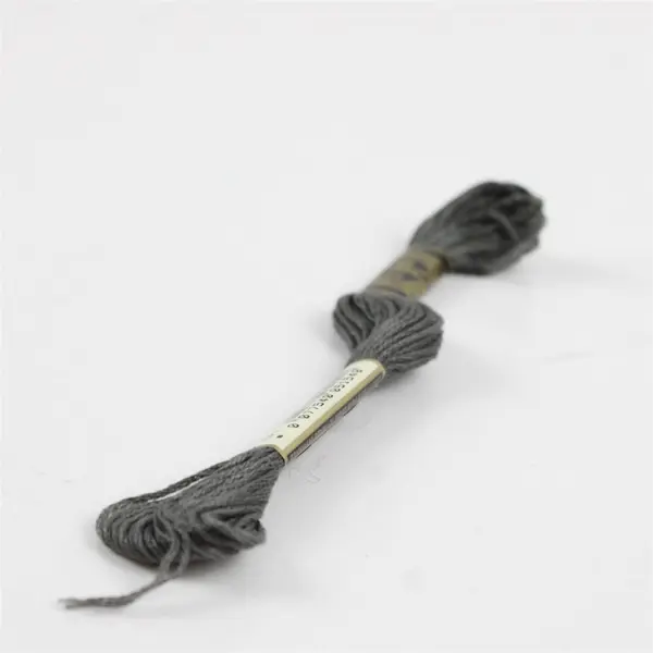 Vintage DMC 8 Skein Lot 9 Yd Embroidery Floss Gray Cream Lilac Olive Green