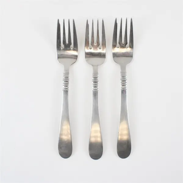 Set of 3 Cuisinart Satin Americana 18/10 Stainless Salad Forks