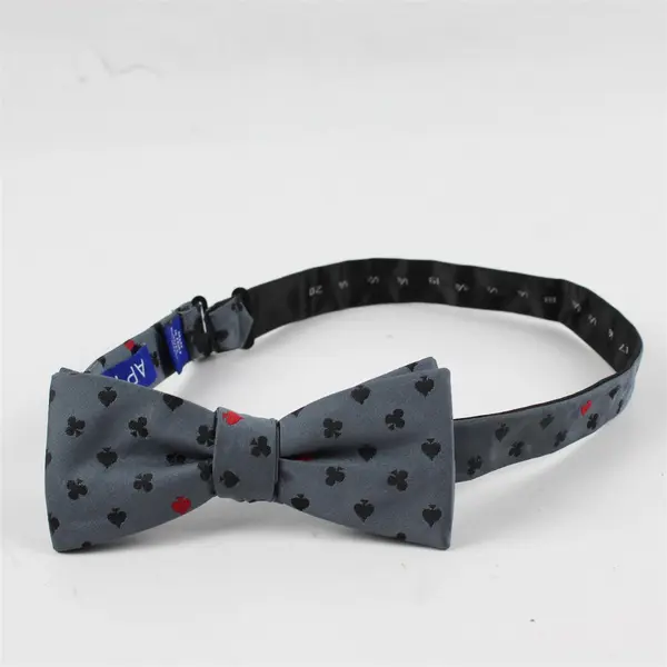 Apt. 9 Card Suit Pattern Adjustable Men's Bowtie