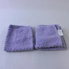 Lot Of 3 Golden Coast Matching Solid Lavender Purple Washcloths 100% Cotton