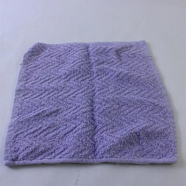 Lot Of 3 Golden Coast Matching Solid Lavender Purple Washcloths 100% Cotton