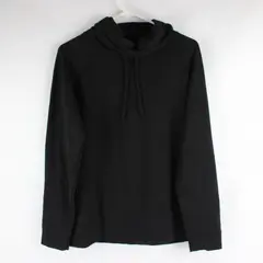 32 Degrees Heat Black Drawstring Cowl Neck Activewear Pullover Women's Medium