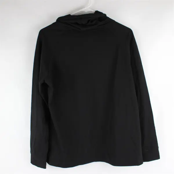32 Degrees Heat Black Drawstring Cowl Neck Activewear Pullover Women's Medium