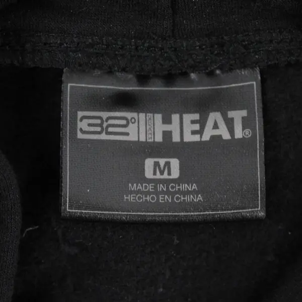 32 Degrees Heat Black Drawstring Cowl Neck Activewear Pullover Women's Medium