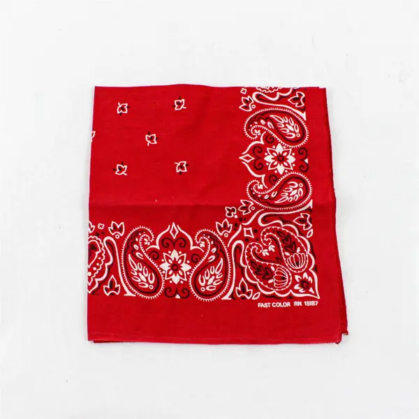 Hav-A-Hank Bandana Red  RN 15187 Made in U.S.A 100% Cotton Fast Color