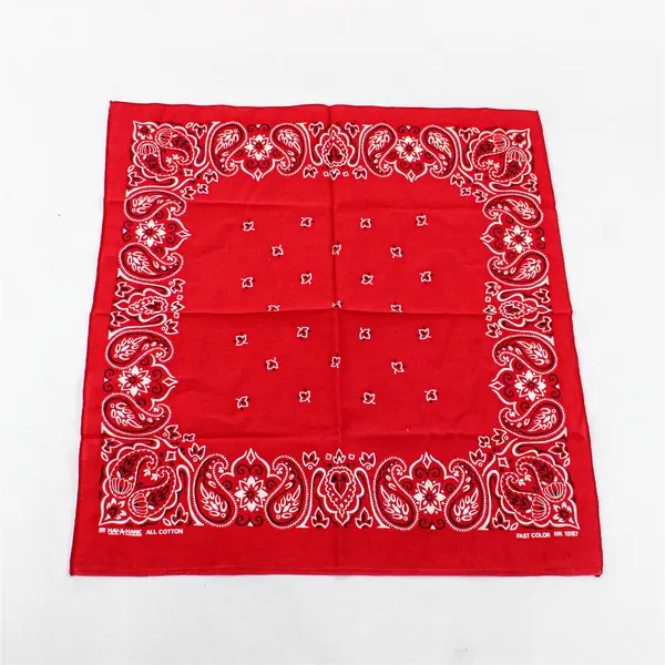 Hav-A-Hank Bandana Red  RN 15187 Made in U.S.A 100% Cotton Fast Color