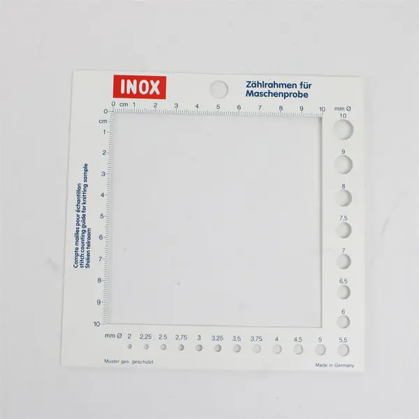 Lot of 3 Knitting Sewing Notions Time to Knit INOX Stitch Gauge Row Counter