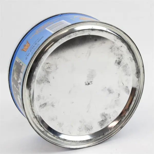 Vintage Ingadane  Brand Old Town Denmark Danish Cookie Tin Round Metal Canister