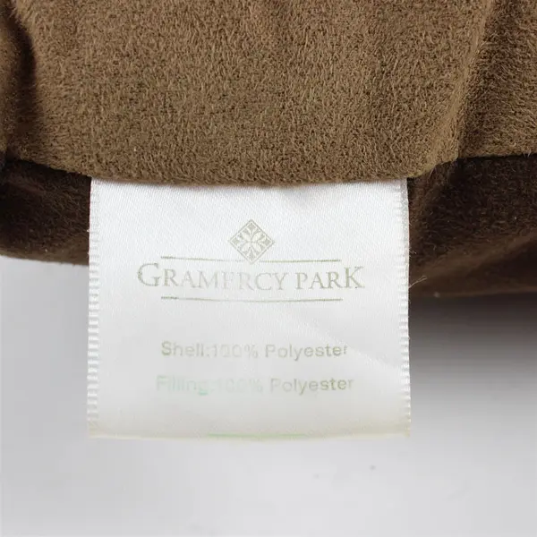 Gramercy Park Brown Striped Rectangular Throw Pillow 11" x 17"