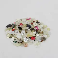 Lot of Assorted Buttons Mixed Sizes Colors Sewing Craft Repair