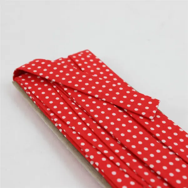 Lot of 10 Double Fold Bias Tape Assorted Colors Sewing Trim