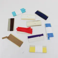 Lot of 10 Double Fold Bias Tape Assorted Colors Sewing Trim