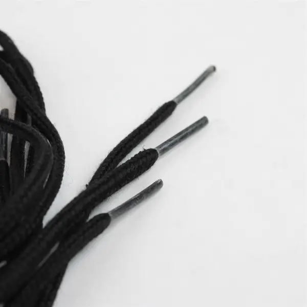 Lot of 3 Pairs 50in Shoelaces White Black Paw Print Pre-Owned