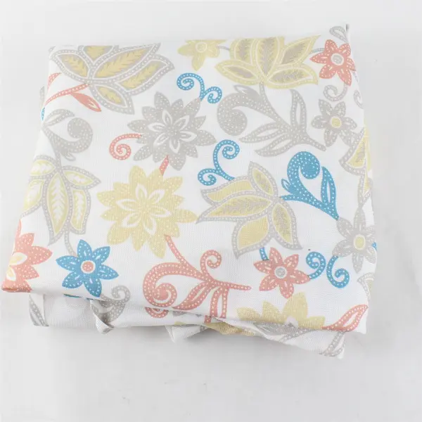 CHAPS Home Lot 2 Oval Patterned White Tablecloths 72x78 75x76 Stained