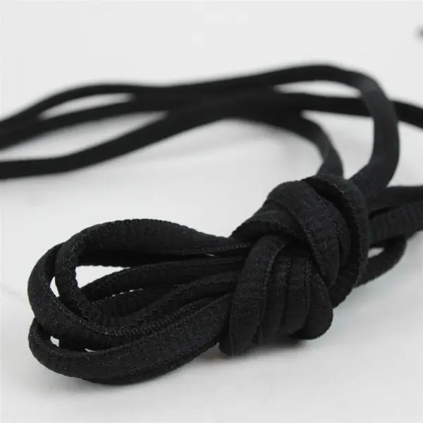 Lot of 6 Assorted Shoelaces Pairs Black White 38" & Smaller