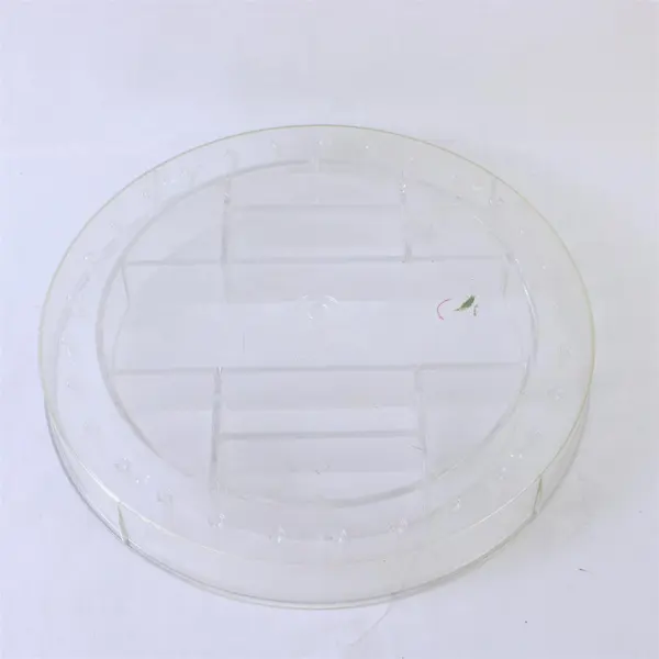 Vintage Clear Plastic Sewing Caddy Organizer
