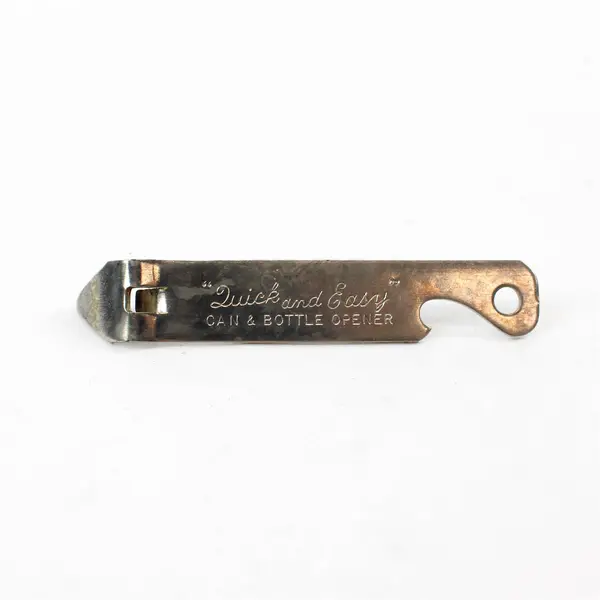 Vintage Vaughan Quick and Easy Can Bottle Opener Made in USA Metal