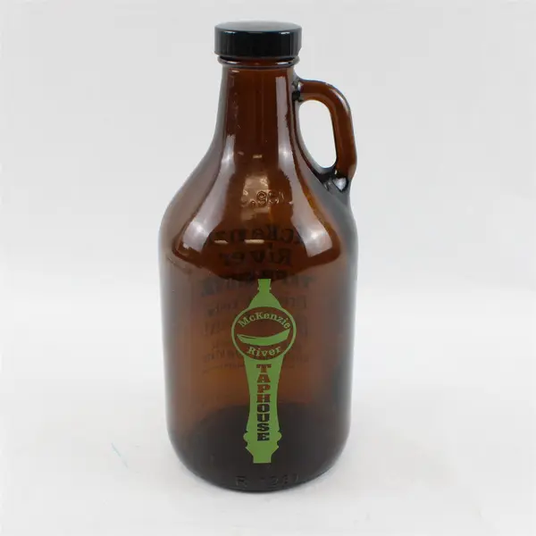 McKenzie River Taphouse Amber Glass 1 Qt Beer Growler