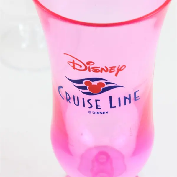 Lot of 4 Disney Cruise Line Tall Plastic Drink Cups