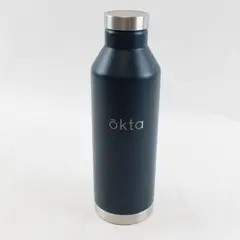 Mizu Okta Branded Dark Teal Stainless Steel Water Bottle Approx 30 Oz
