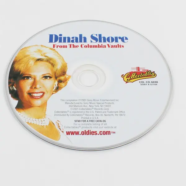 Dinah Shore From the Columbia Vaults - (CD, 2001) 