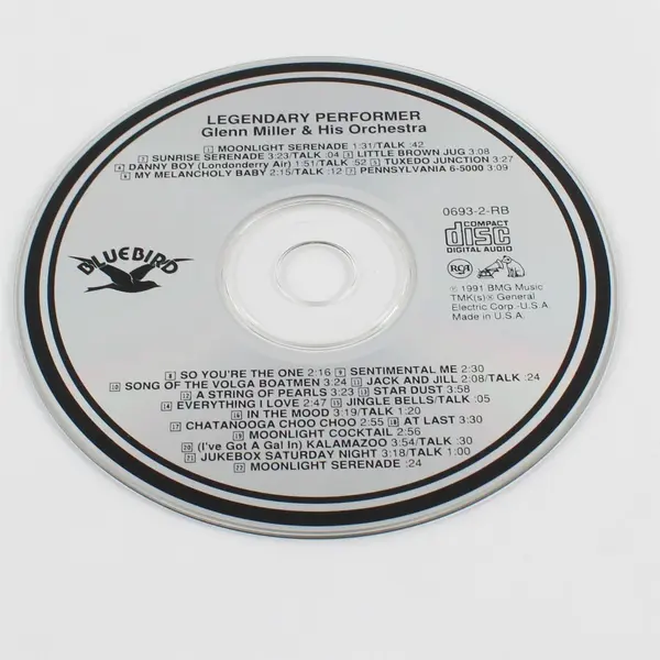 Glenn Miller: A Legendary Performer CD