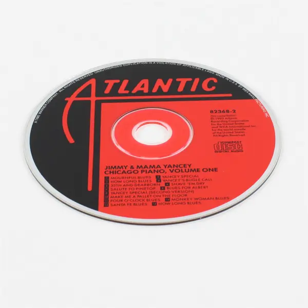 Jimmy & Mama Yancey Chicago Piano Vol. 1 - CD 