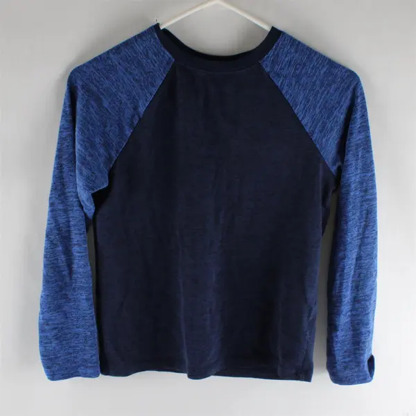 Cat & Jack Blue Long-Sleeved Shirt Boys' Medium 8/10