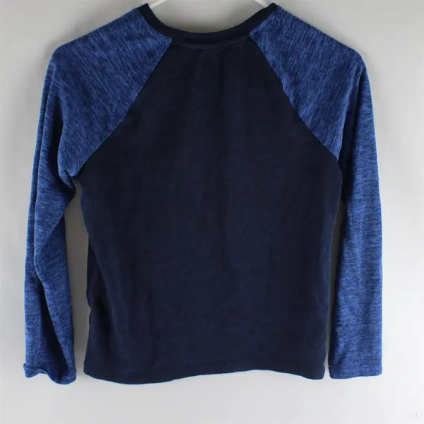 Cat & Jack Blue Long-Sleeved Shirt Boys' Medium 8/10