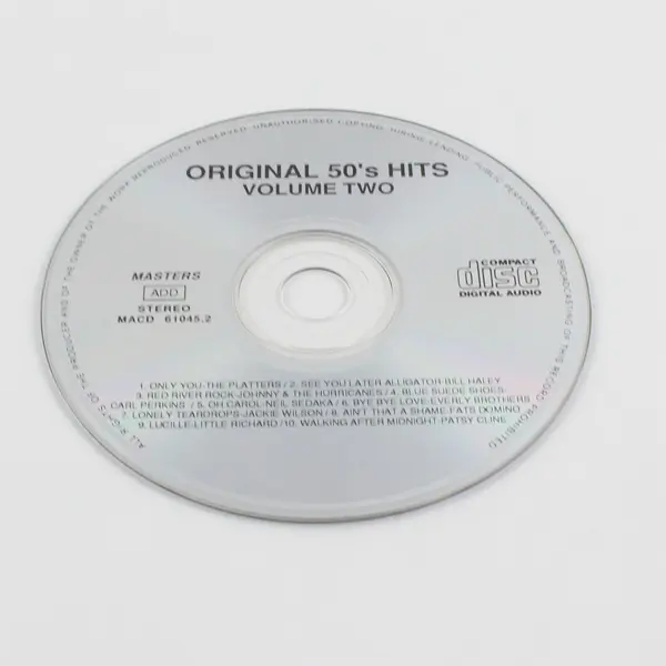 Classic 50's Original Hits Volume 2 CD - Masters Label