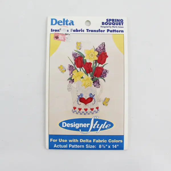 Lot of 4 Vintage Delta Iron-On Fabric Transfer Patterns