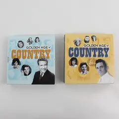 Lot of 2 Golden Age of Country StarVista CD Box Sets Various Artists