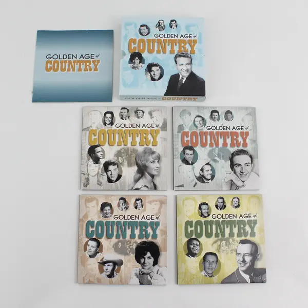 Lot of 2 Golden Age of Country StarVista CD Box Sets Various Artists