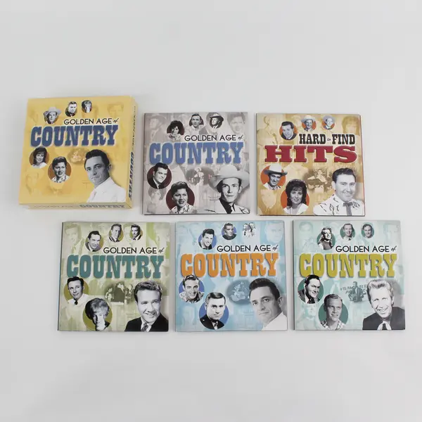 Lot of 2 Golden Age of Country StarVista CD Box Sets Various Artists