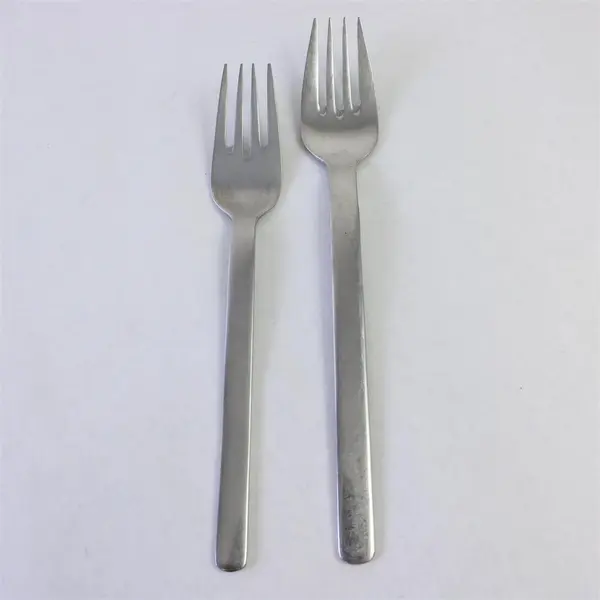 Lot of 2 WMF Cento Stainless Steel Salad & Serving Forks 7" & 7.5" 