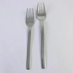 Lot of 2 WMF Cento Stainless Steel Salad & Serving Forks 7" & 7.5" 